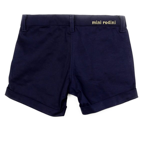Mini Rodini Chino Shorts Navy - Picture 2 of 5